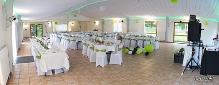 Salle de reception mariage etangs de Kervir Scaer
